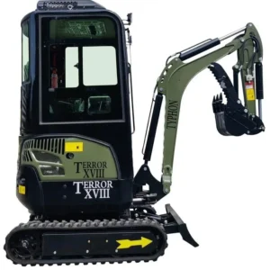 Green TYPHON TERROR XVIII Prestige 2 Ton Mini Excavator KUBOTA Diesel Engine USA